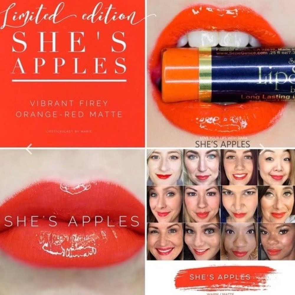 LipSense by Senegence ***BRAND NEW & UNOPENED*** SHES APPLES 🍎